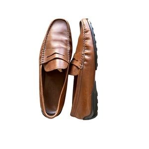 Tod's Driving Brown Leather Loafers